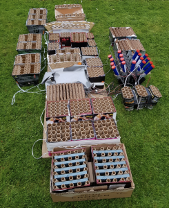Hochzeitsfeuerwerk Aufbau